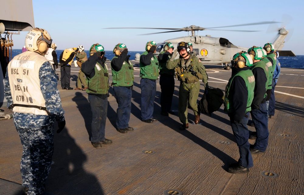 USS Blue Ridge action