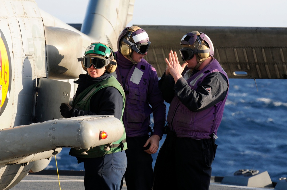 USS Blue Ridge action