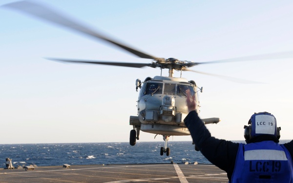 USS Blue Ridge action