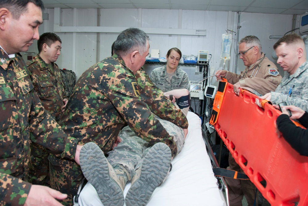 TCM introduces Kyrgyz military to aeromedical evacuations