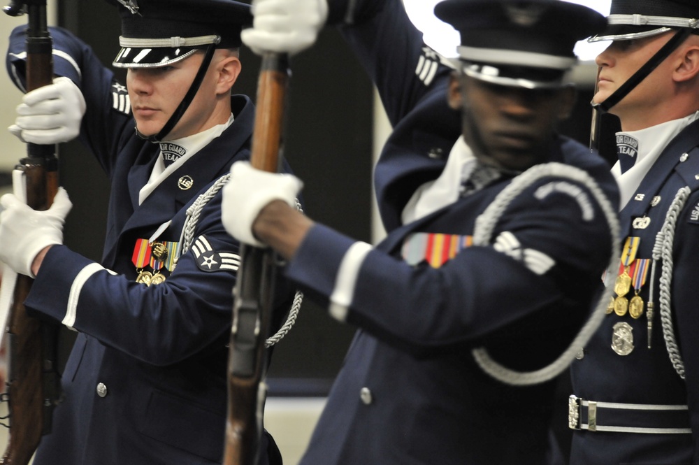 Glimpse into life of US Air Force Honor Guard drill members