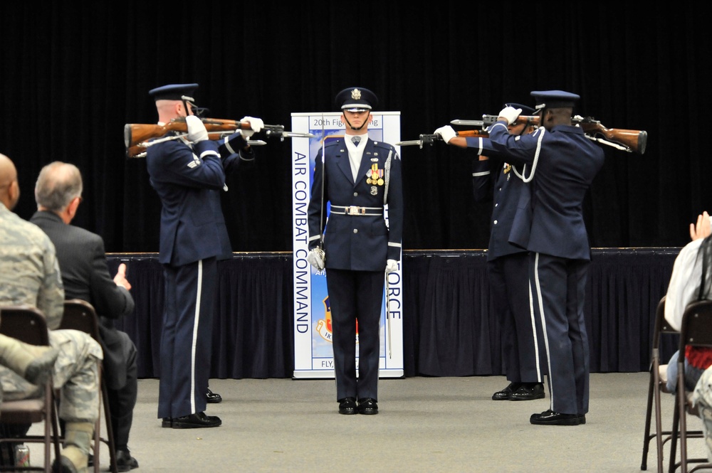 Glimpse into life of US Air Force Honor Guard drill members