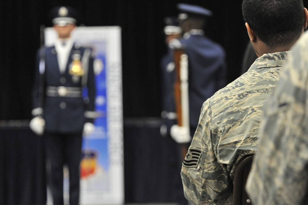 Glimpse into life of US Air Force Honor Guard drill members
