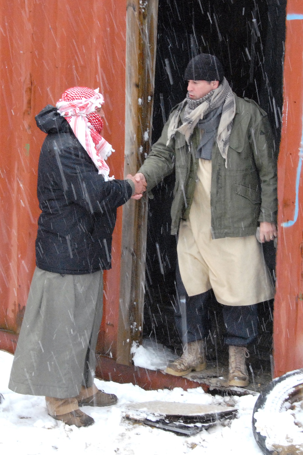 ASA-DIX training with civilians on the battlefield