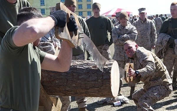 Engineer Marines celebrate St. Patty's with field meet