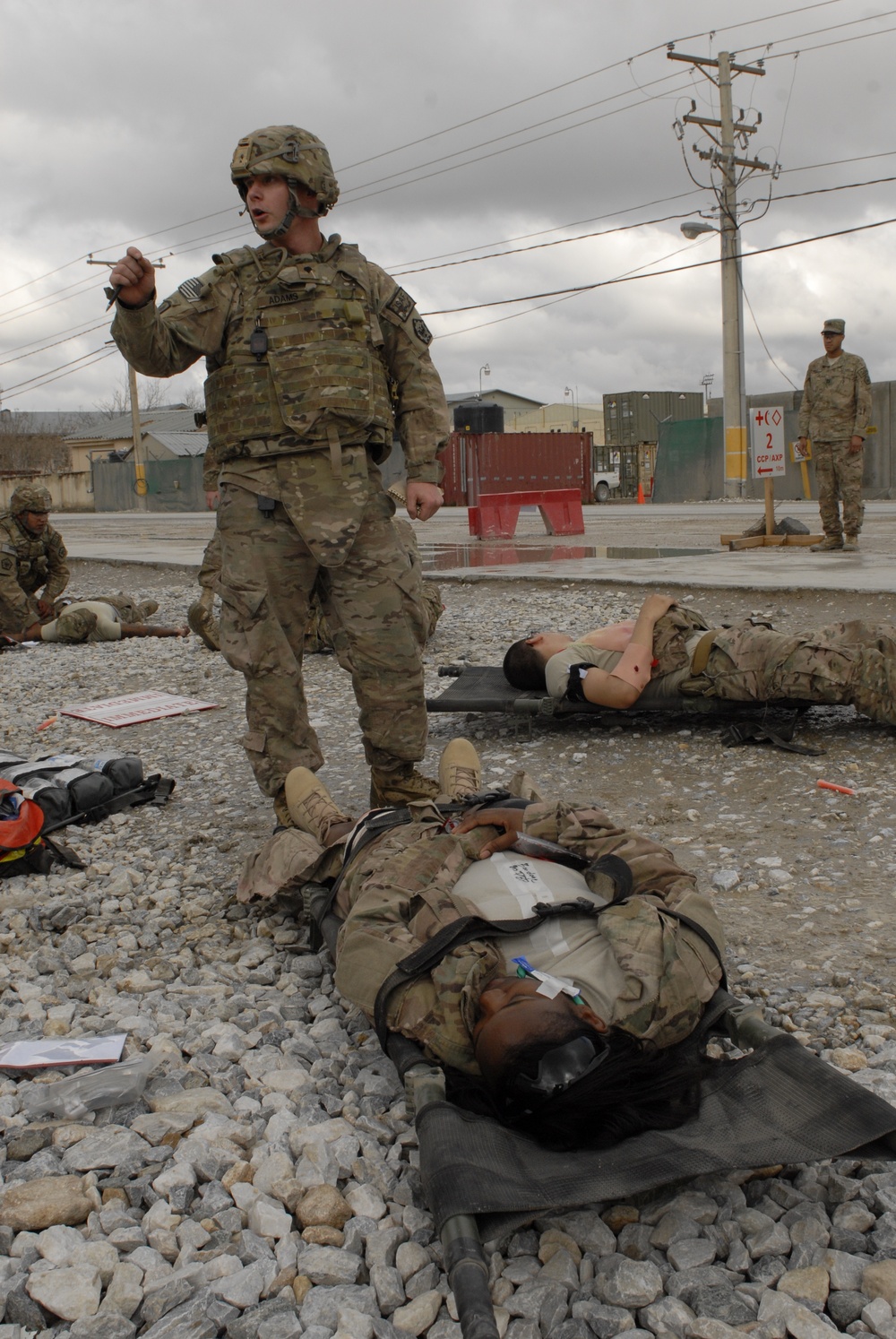 Triple Nickel medics step up during mass casualty exercise