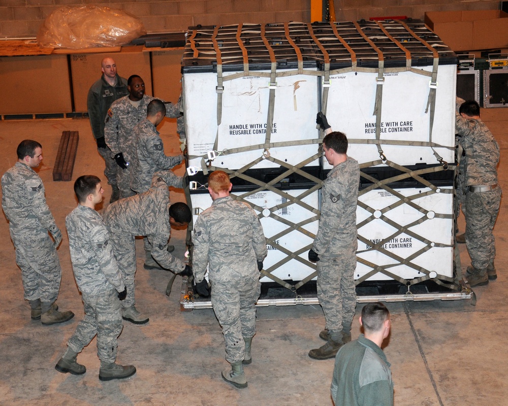 100th LRS get supplies down-range