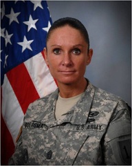 Breaking the glass: Female Command Sgt. Maj. breaks through barriers