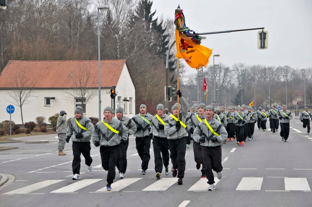 Regimental run