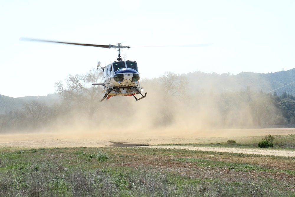Helicopter landing