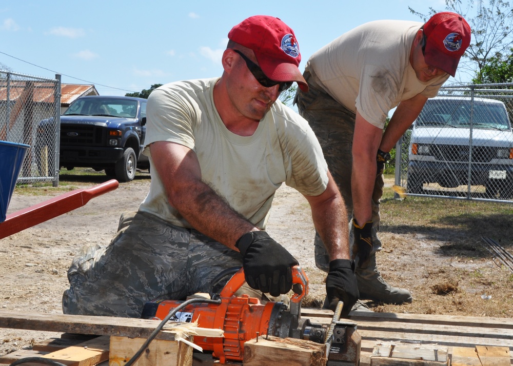 Construction progress at Crooked Tree Government Primary School