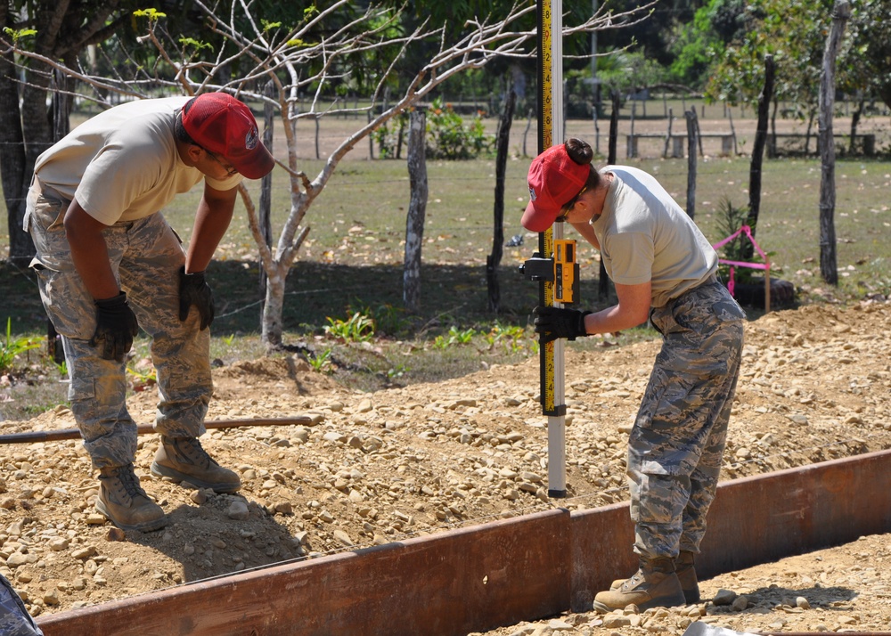 Construction progress at Crooked Tree Government Primary School