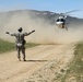 Directing helicopter