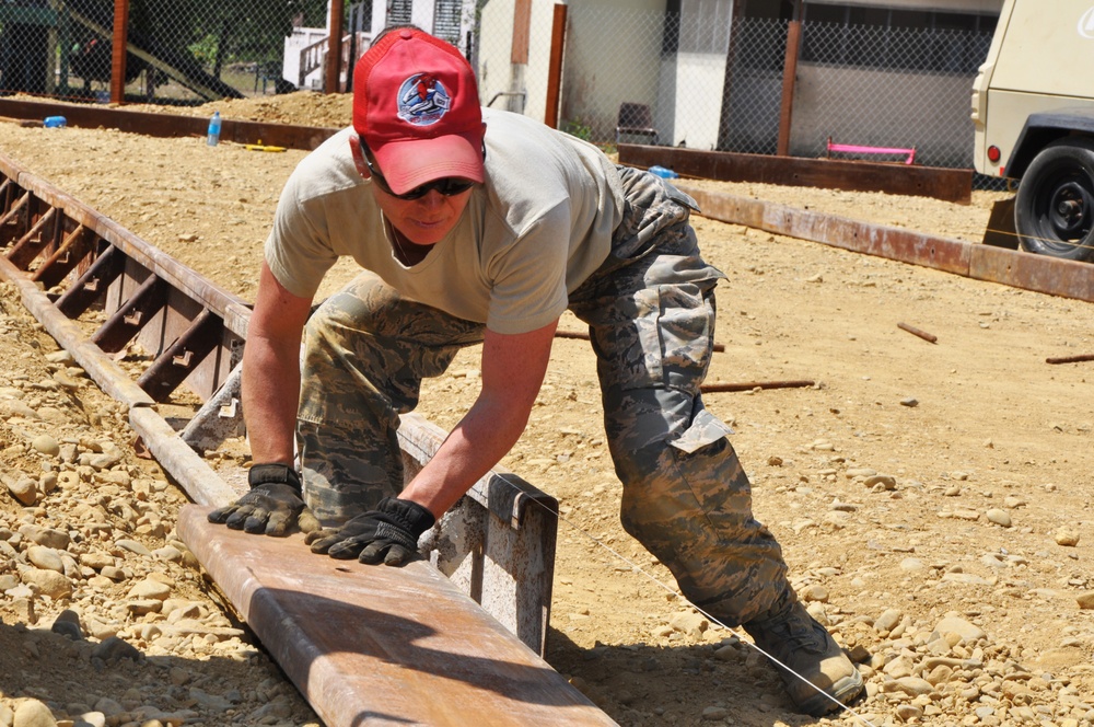 Construction progress at Crooked Tree Government Primary School