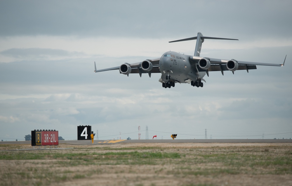 New Travis runways open for business