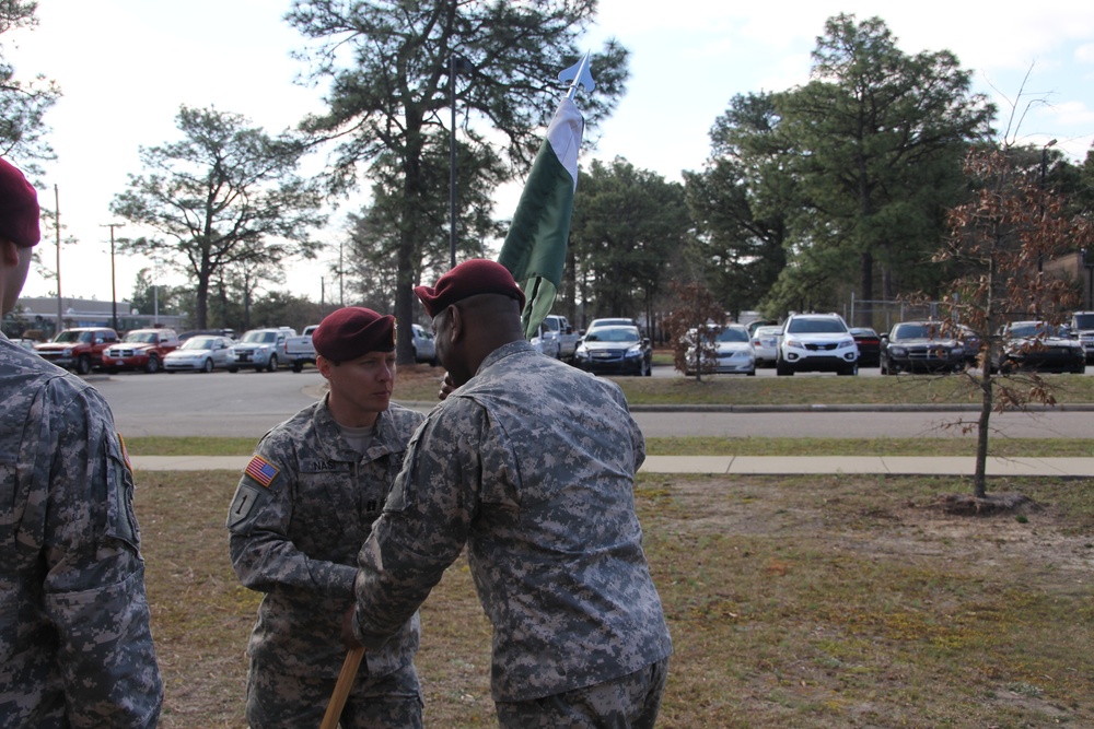 HHC, 4th MISG (A) change of command