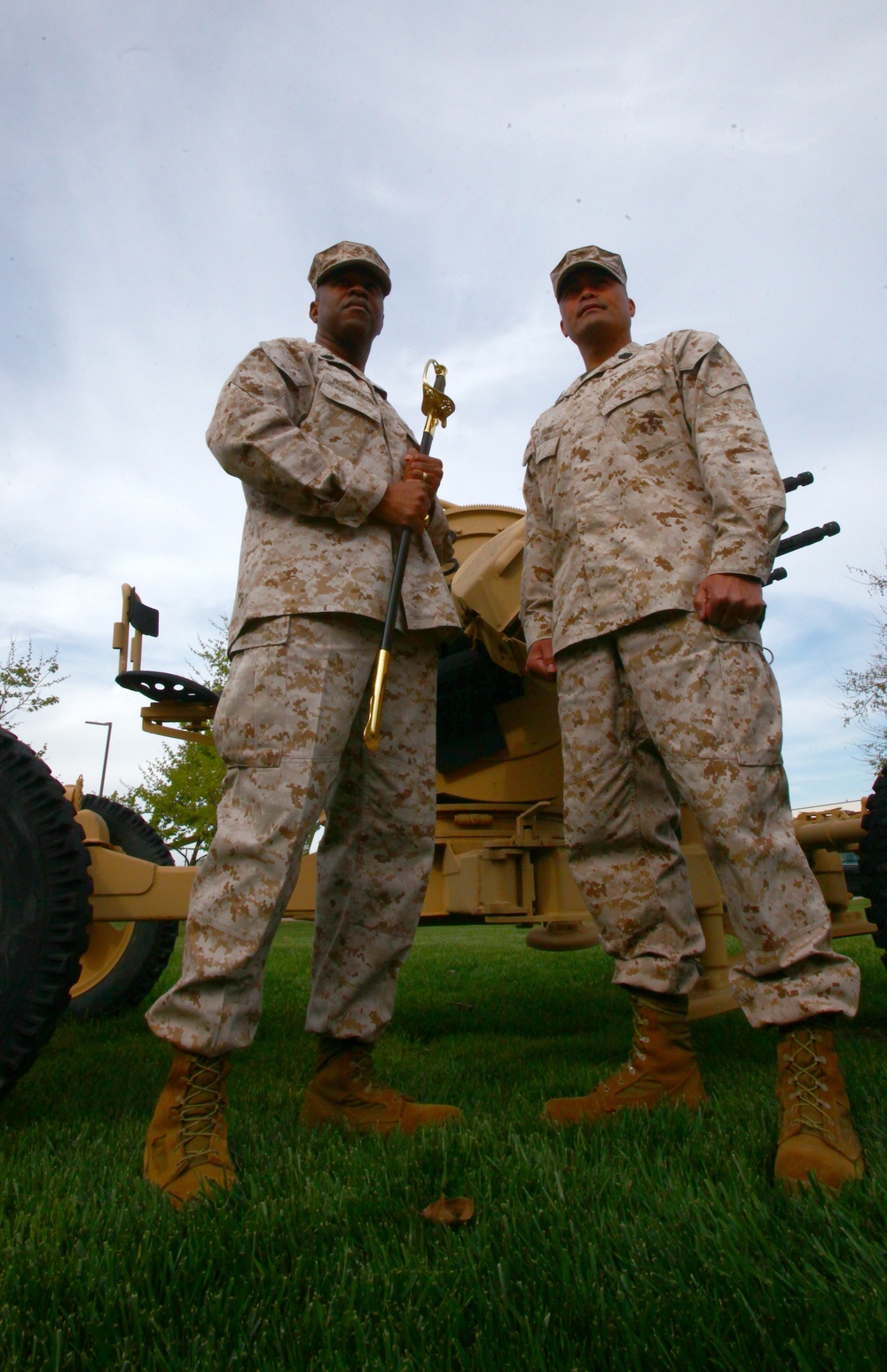 Newest group sergeant major: Sarino takes sword of office with pride