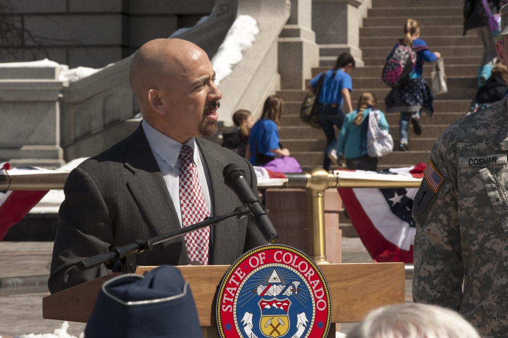 Battle of Glorieta Pass heritage painting unveiling ceremony