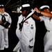 USS Carl Vinson uniform inspection