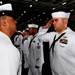 USS Carl Vinson uniform inspection