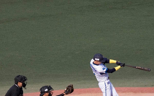 Fleet Activities Yokosuka attends Yokohama DeNA BayStars minor league team baseball game