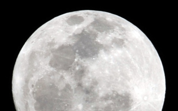 Full moon over 'The Rock'