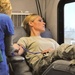 Soldiers donate blood for relief of Sandy
