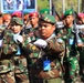 International parade of soldiers begins Shanti Prayas-2