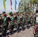Bangladesh army soldiers celebrate at Shanti Prayas-2
