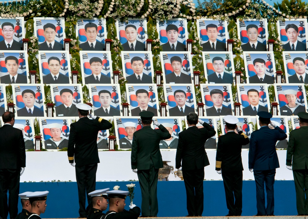 Cheonan memorial ceremony