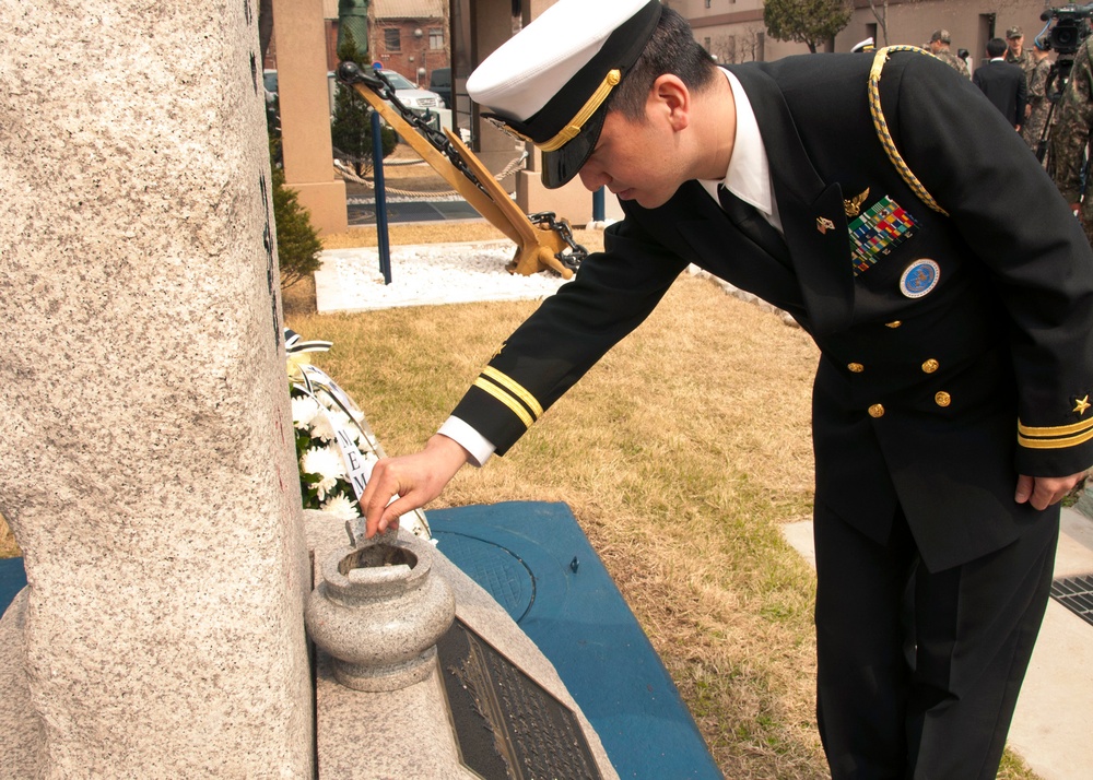 Cheonan remembrance service
