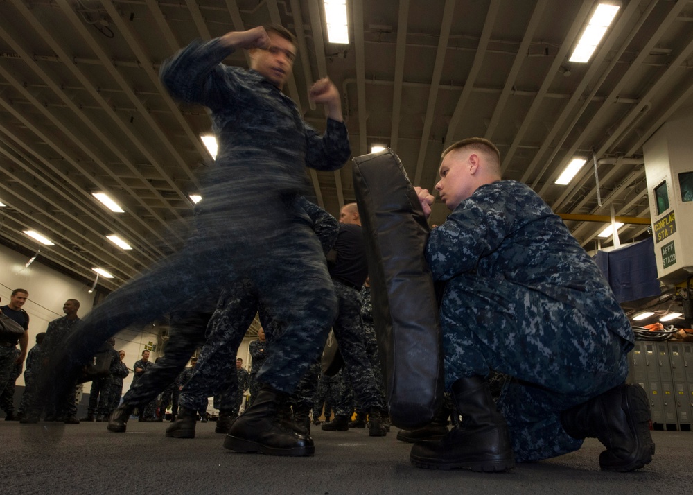 Naval security force training