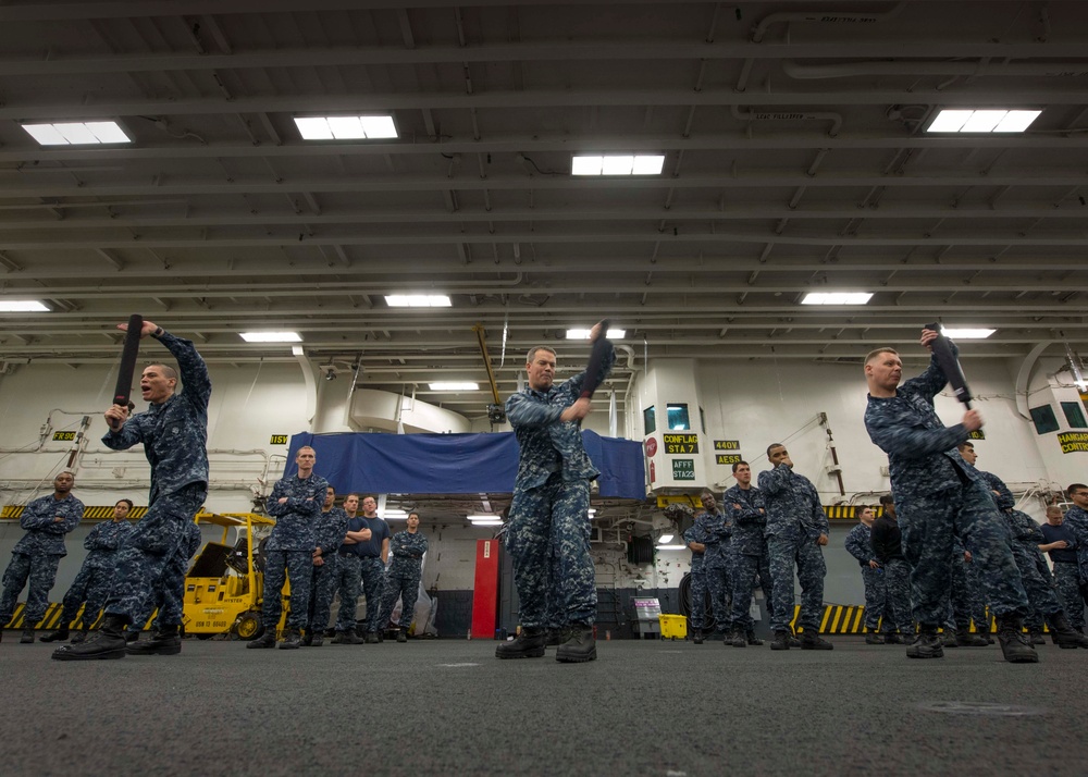 Naval security force training