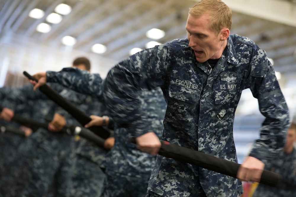 Naval security force training