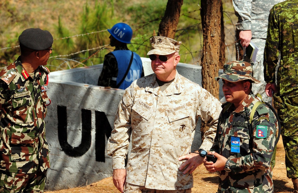 PACOM deputy commander tours peacekeeping training