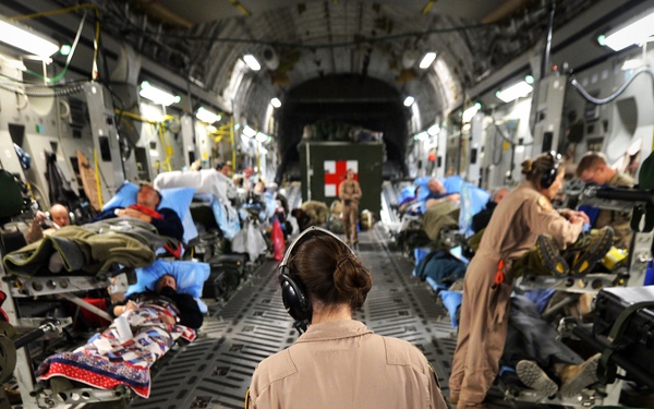 After the battle: The flying ICU