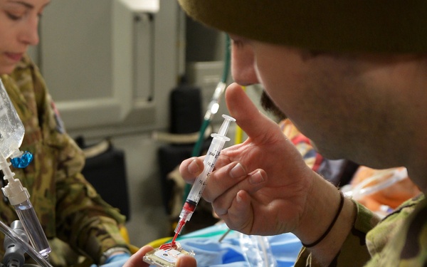 After the battle: The flying ICU