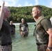 Marines PT on the beach during Exercise Gauhan Shield