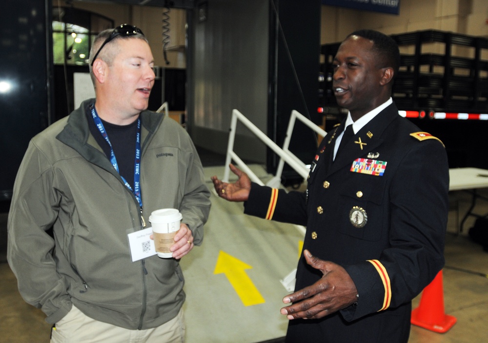 Texas Guardsmen support emergency management conference