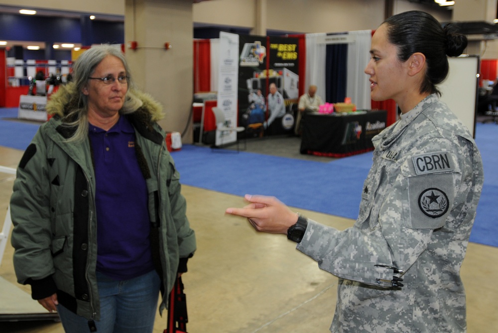 Texas Guardsmen support emergency management conference