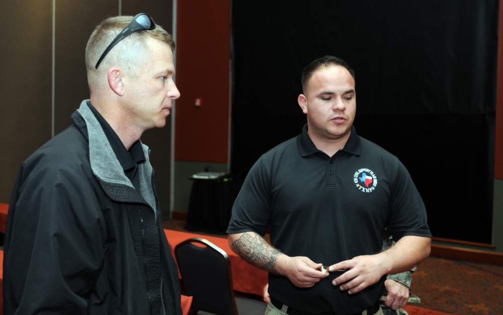 Texas Guardsmen support emergency management conference