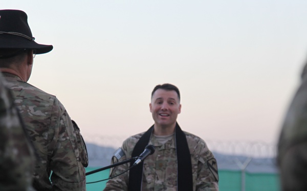 Easter service at FOB Gamberi