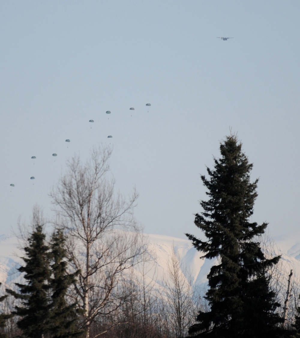 Spartan sapper unit parachutes in to conduct demolition mission