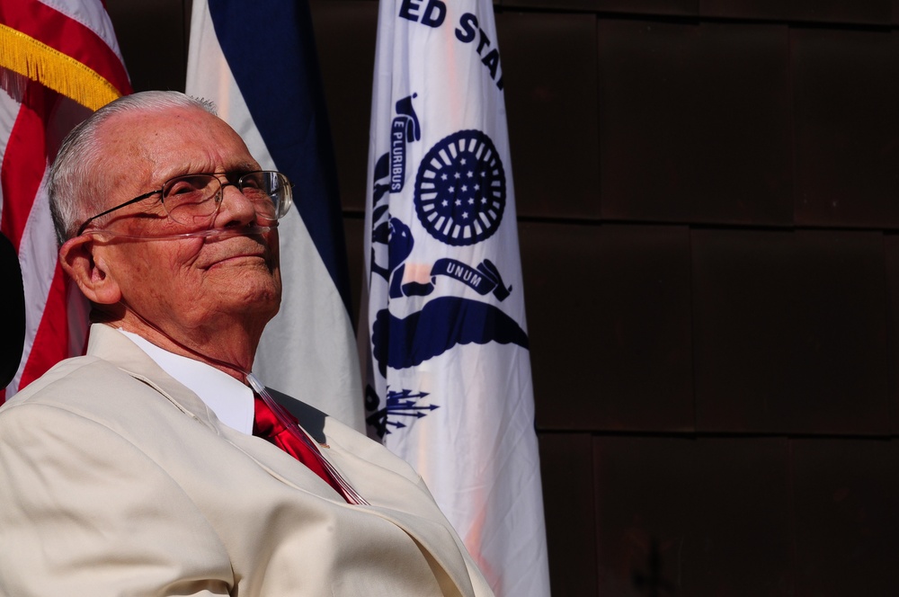 U.S. Coast Guard World War II veteran William A. Barnes commemoration ceremony