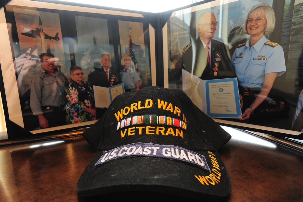 U.S. Coast Guard World War II veteran William A. Barnes funeral