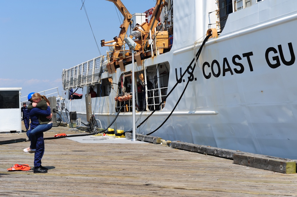 Coast Guard Cutter Vigorous returns to homeport