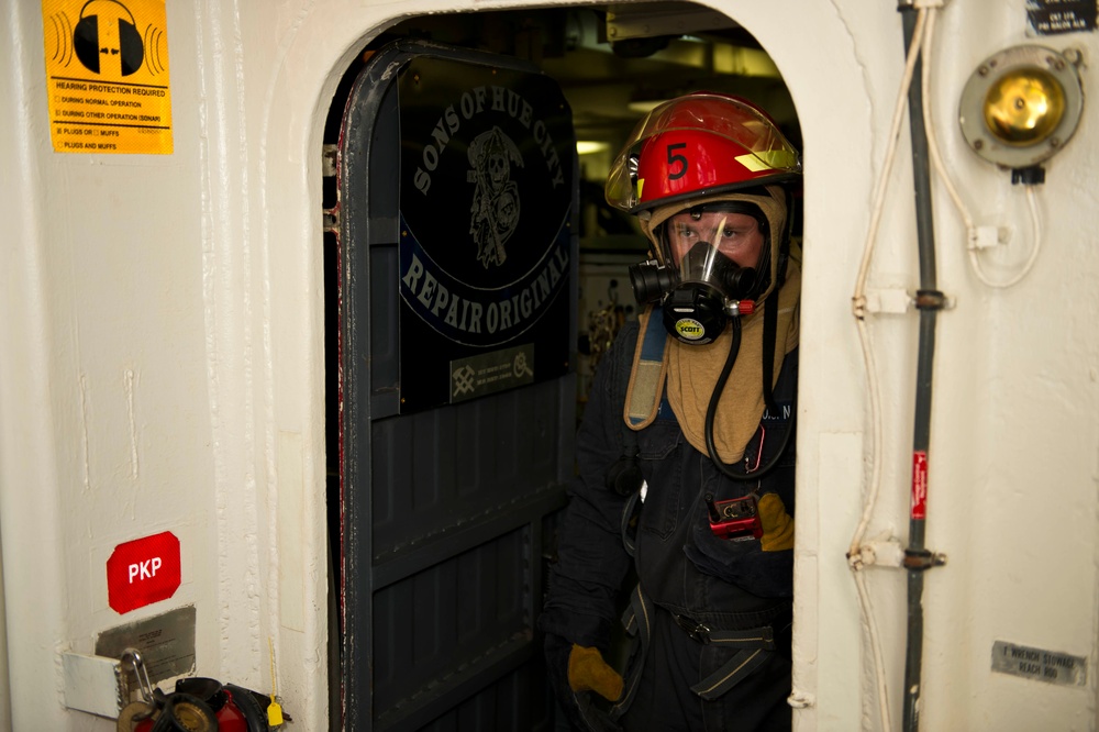 Damage control drill