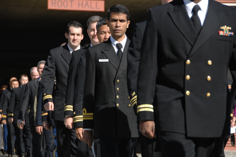 Winter quarter graduation ceremony