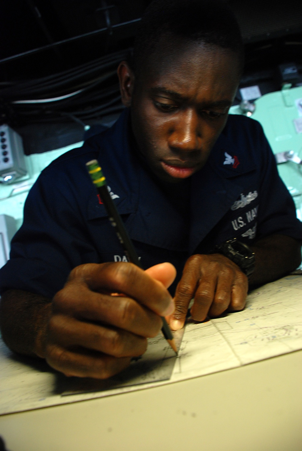 USS Green Bay action