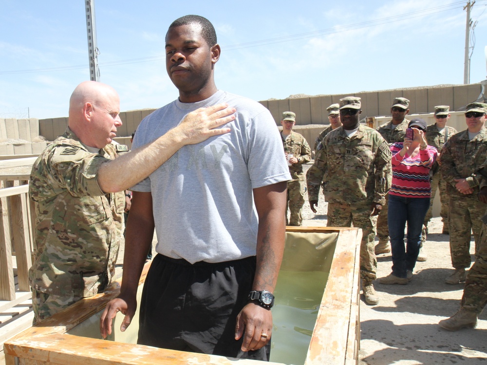 Service members, civilians celebrate Easter in Afghanistan